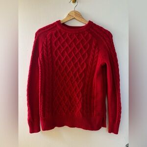 Old Navy Vibrant Red Crewneck Sweater